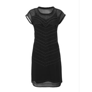 CAbi Black Dress Up Dress #3513 Size L NWOT